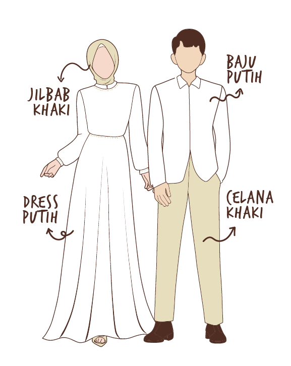Dress Code Warna Putih dan Khaki